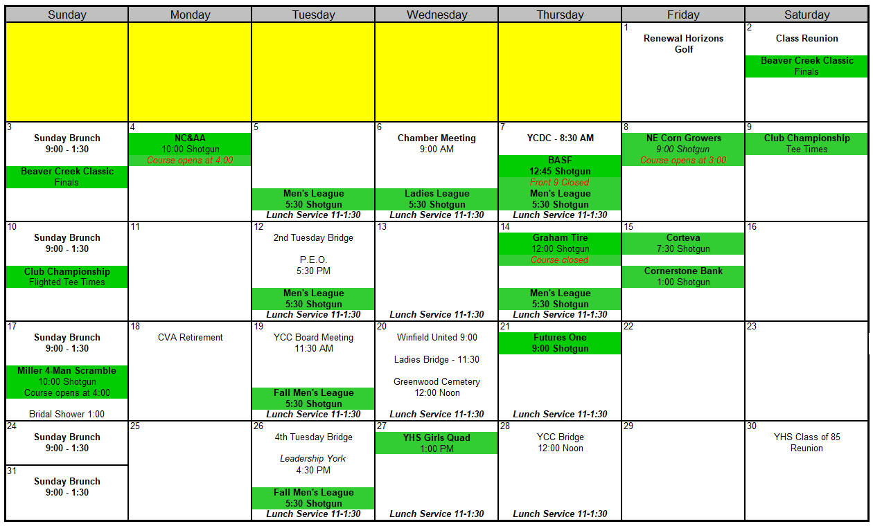Calendar